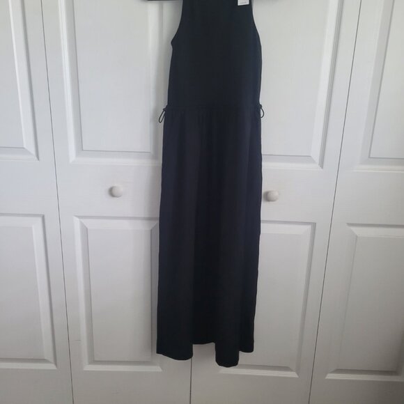 NWT LOU & GREY  Wanderweave Mixed Media Midi Pocket Dress Size XS - Picture 3 of 7